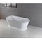 Aqua Eden Pedestal Bathtubs, 65.75 L, 30.5 W, White, Acrylic VTDE663124 - alternate 4